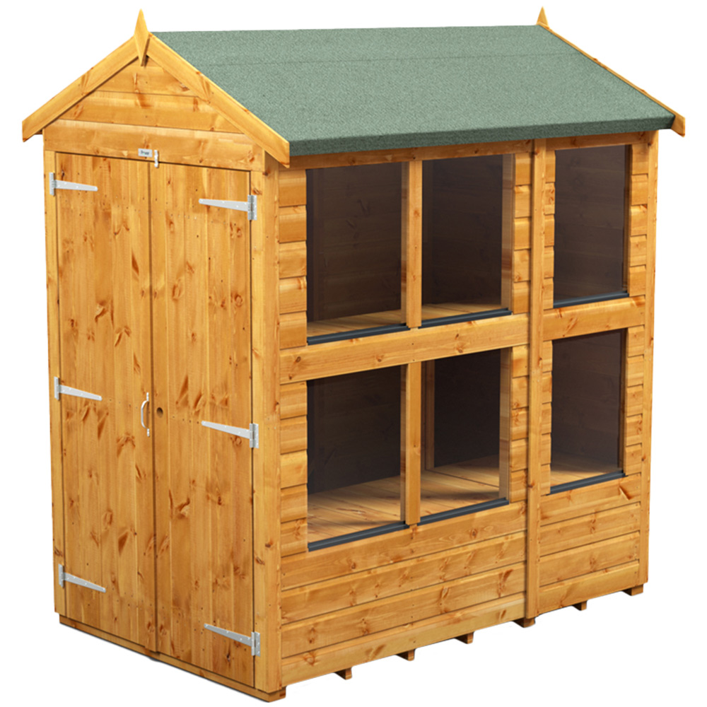 Power Sheds 6 x 4ft Double Door Apex Potting Shed Image 1