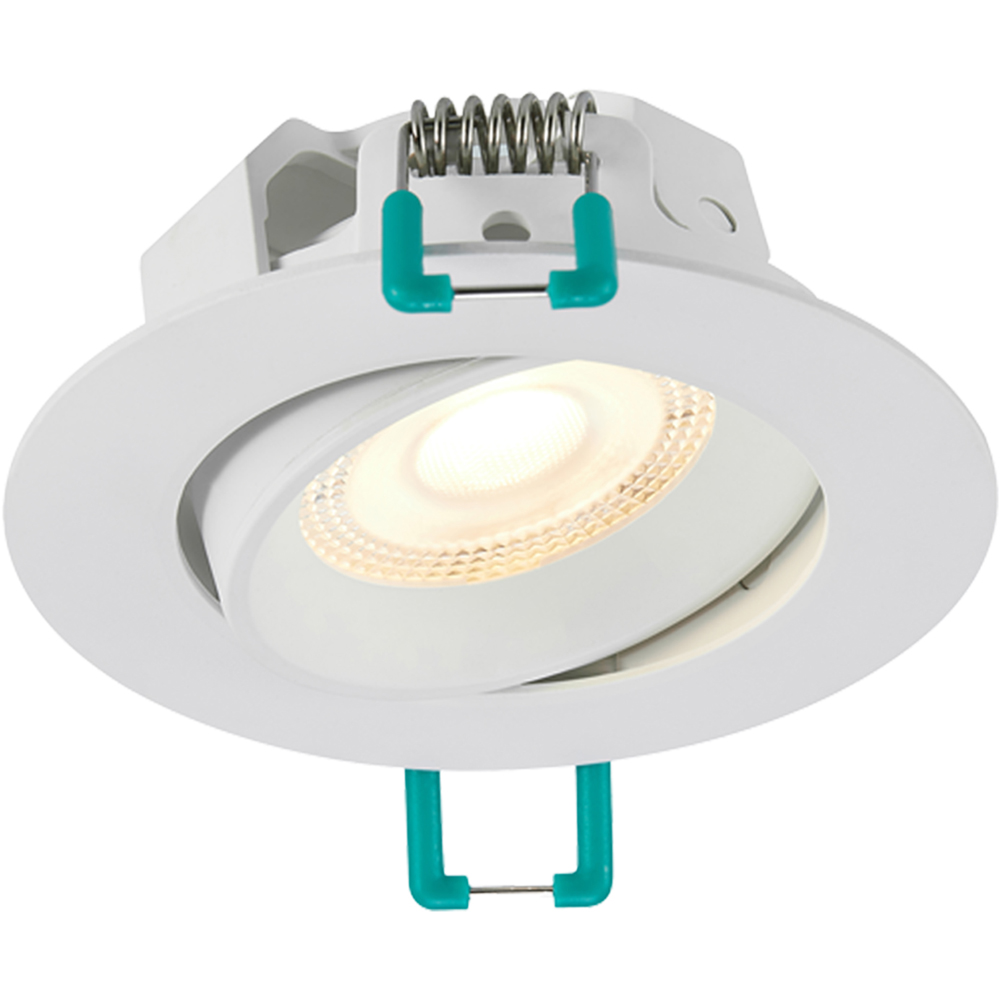 Sylvania SylSpot Neos 10 Pack Warm White Adjustable Recessed 4.8W LED Spotlight Image 2
