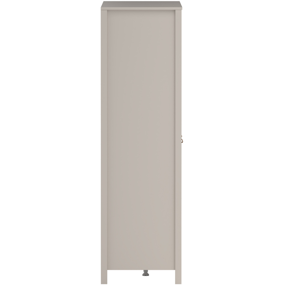 Florence Barcelona 3 Door 2 Drawer Cashmere Wardrobe with Mirror Image 4