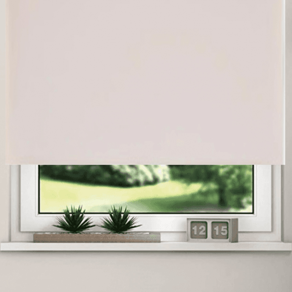 New EdgeBlinds Thermal Blackout Roller Blinds Pink 150cm Image 3