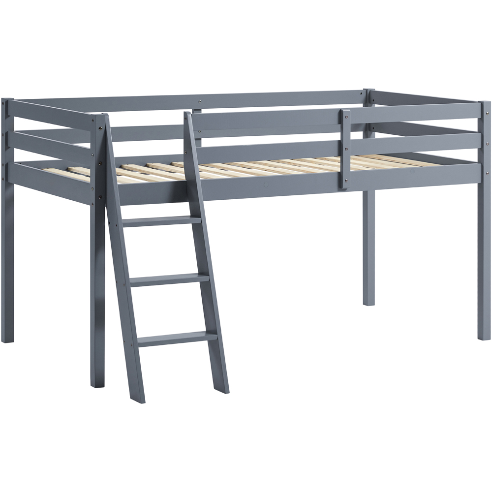 VIDA DESIGNS Sydney Single Grey Bunk Bed with Foam Mattress Image 2