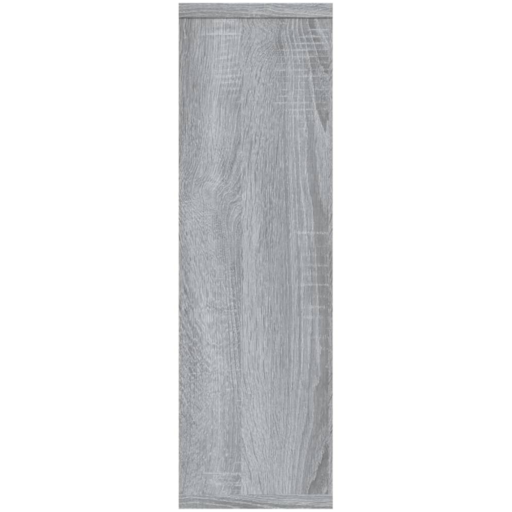 vidaXL 8 Compartment Grey Sonoma Wall Shelf Image 5