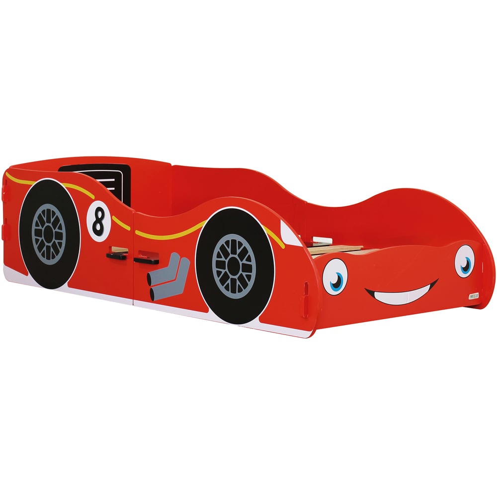 Kidsaw Racing Car Red Junior Toddler Bed Image 2