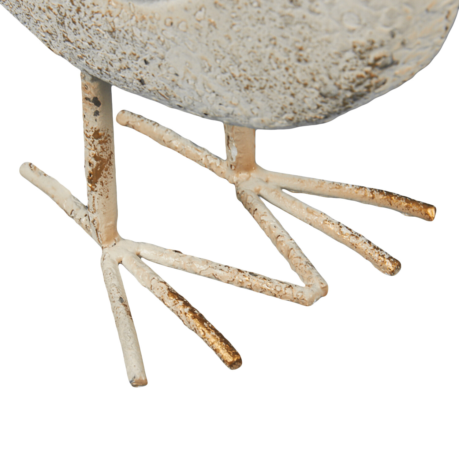 Metal Chicken Ornament - White Image 4