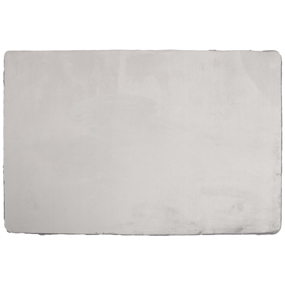 Flannel Cosy Rug - Grey Image 1