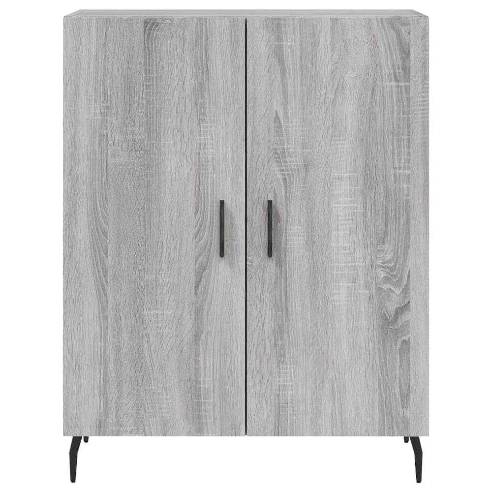 vidaXL 4 Door Grey Sonoma Highboard Image 8