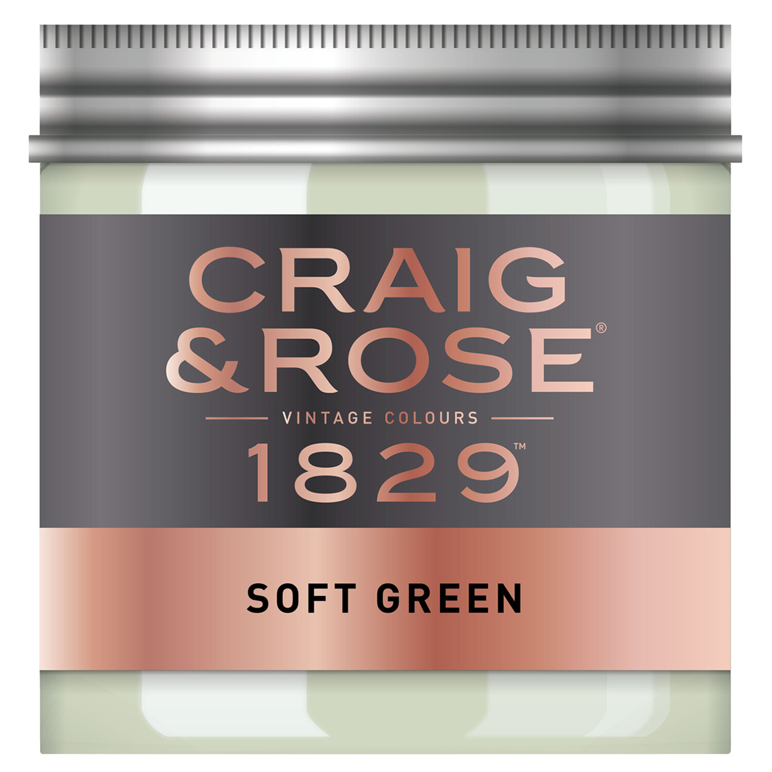 Craig and Rose 1829 Emulsion Tester Pot - Soft Green Image 1