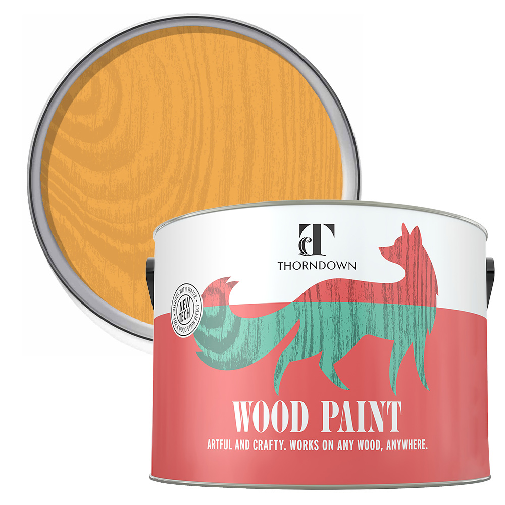 Thorndown Ginger Gold Satin Wood Paint 2.5L Image 1