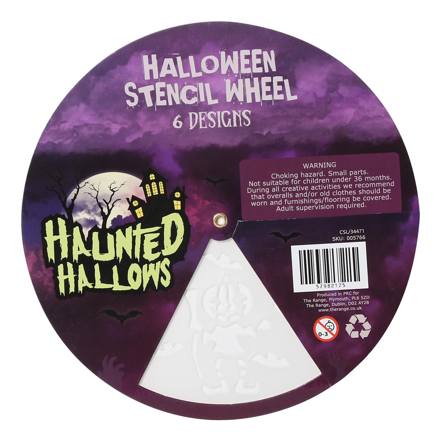 Halloween Stencil Wheel Image 2