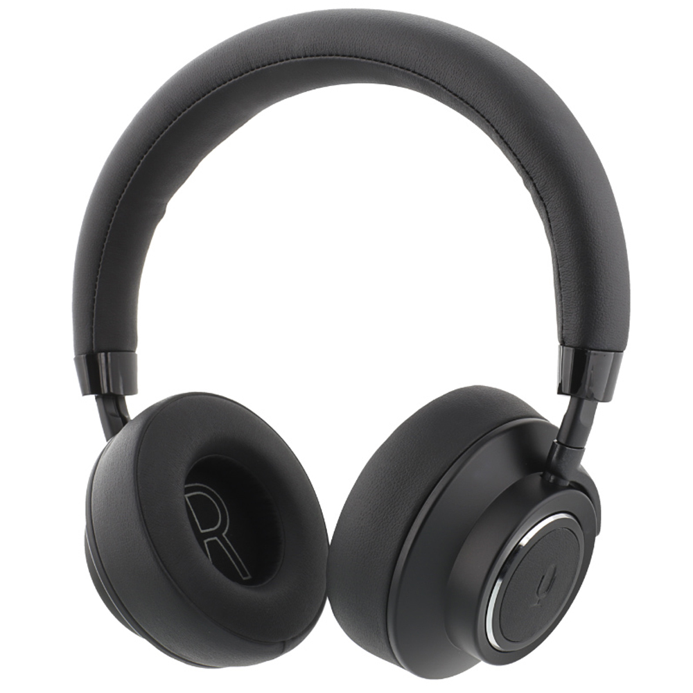Streetz Black Voice Assistant Bluetooth Headphones Image 1