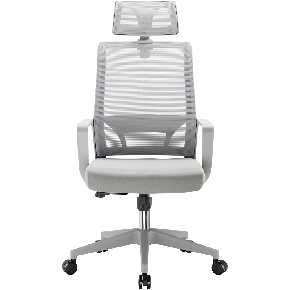 TTAP Cambridge Plus Grey Mesh Swivel Office Chair Image 4