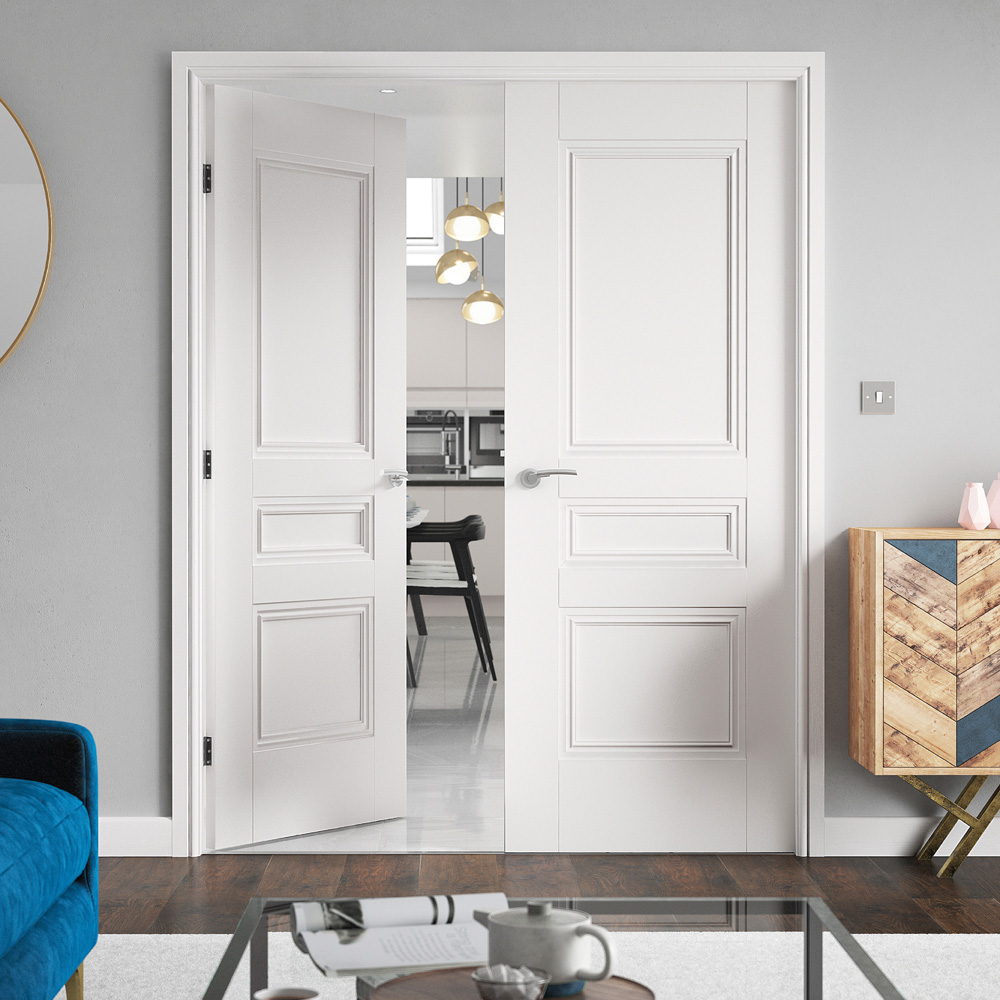 JB Kind Osborne White Primed Internal Door 1981 x 838mm Image 2