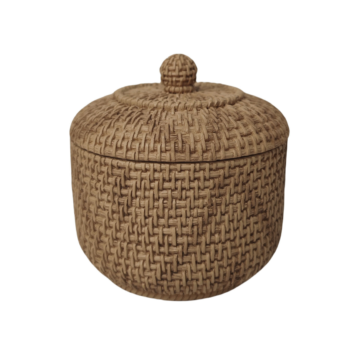 Dalton Rattan Cotton Jar Natural Image