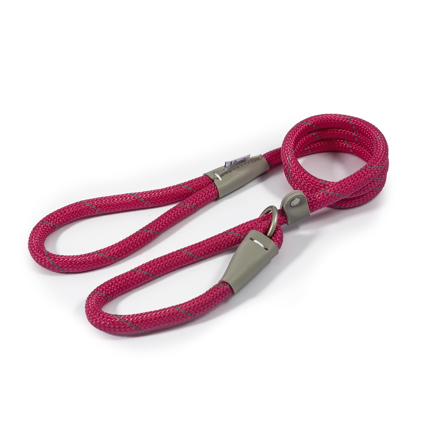 Reflective Rope Slip Lead - Pink Image