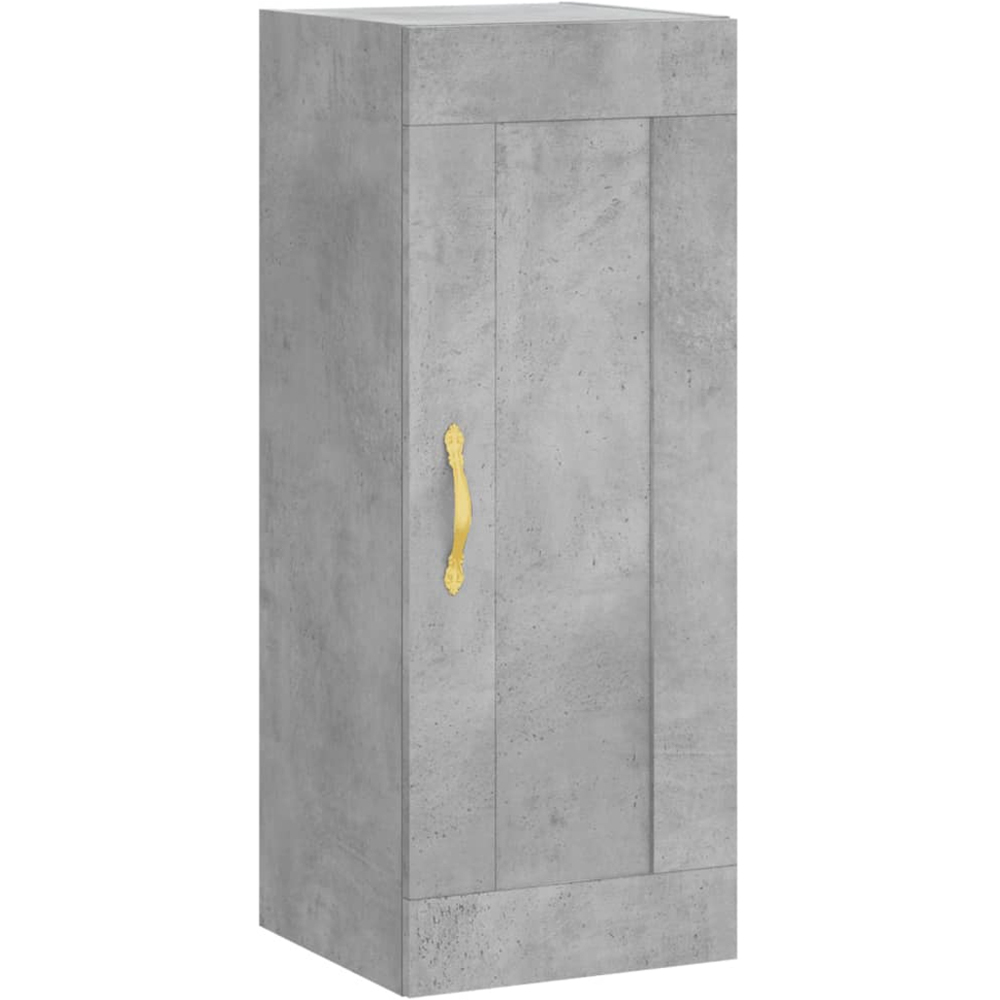 vidaXL 2 Door Concrete Grey Highboard Image 6
