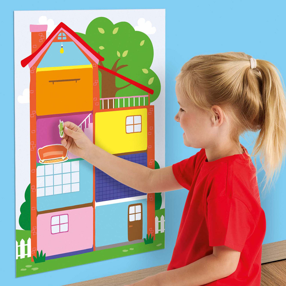 SES Creative My First House Poster with Stickers Activity Set Image 2