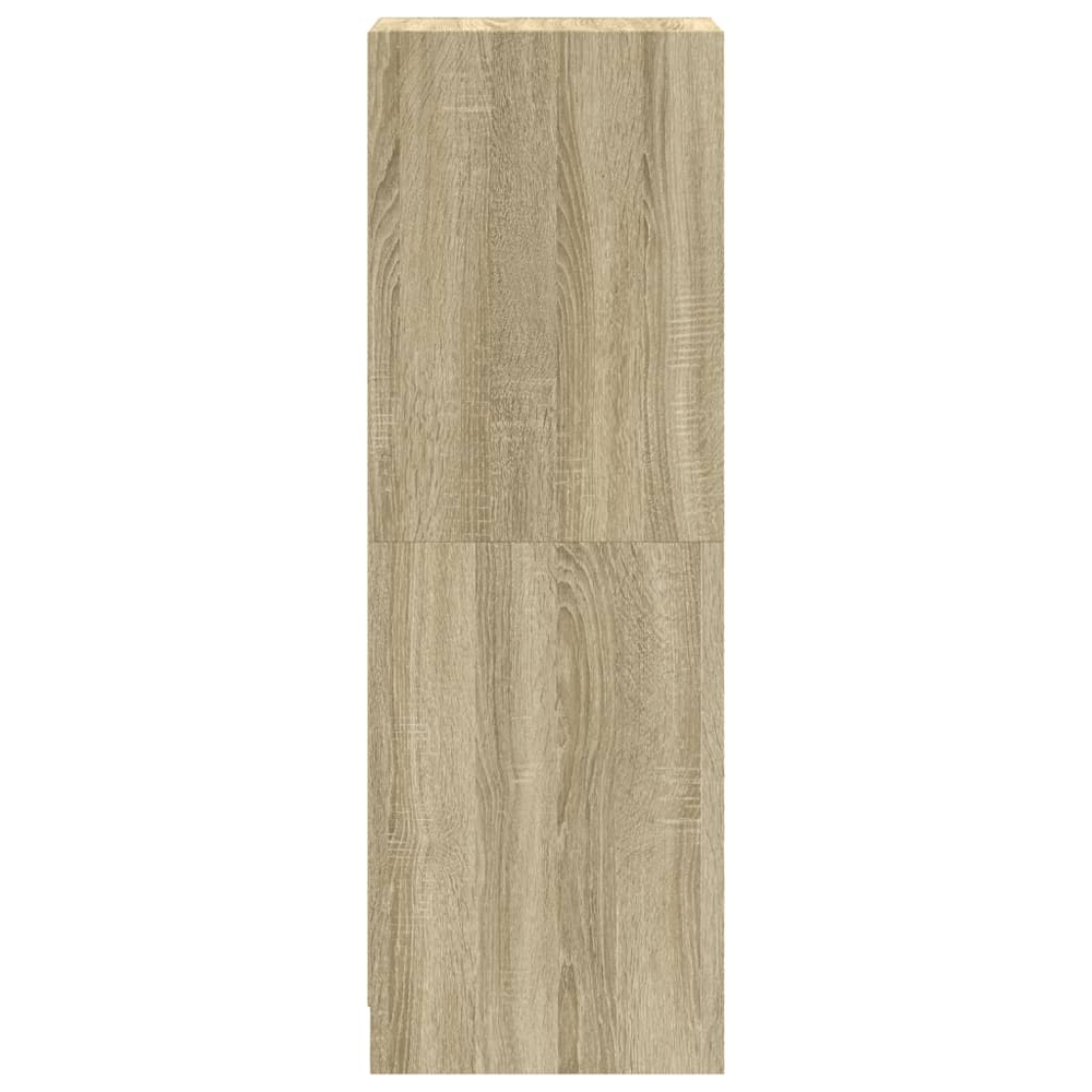 vidaXL 3 Glass Door Sonoma Oak Highboard Image 6