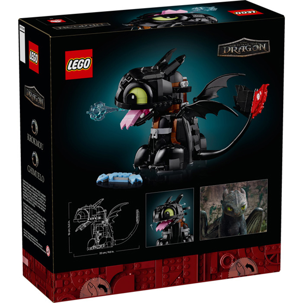 Lego Icons 10375 How To Train Your Dragon Toothless Set Image 5
