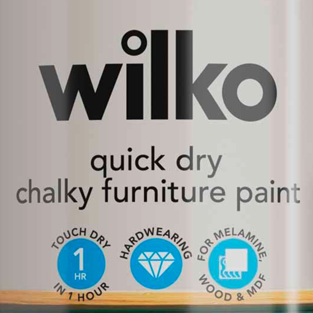 Wilko Quick Dry Dark Duck Furniture Paint 750ml Image 3
