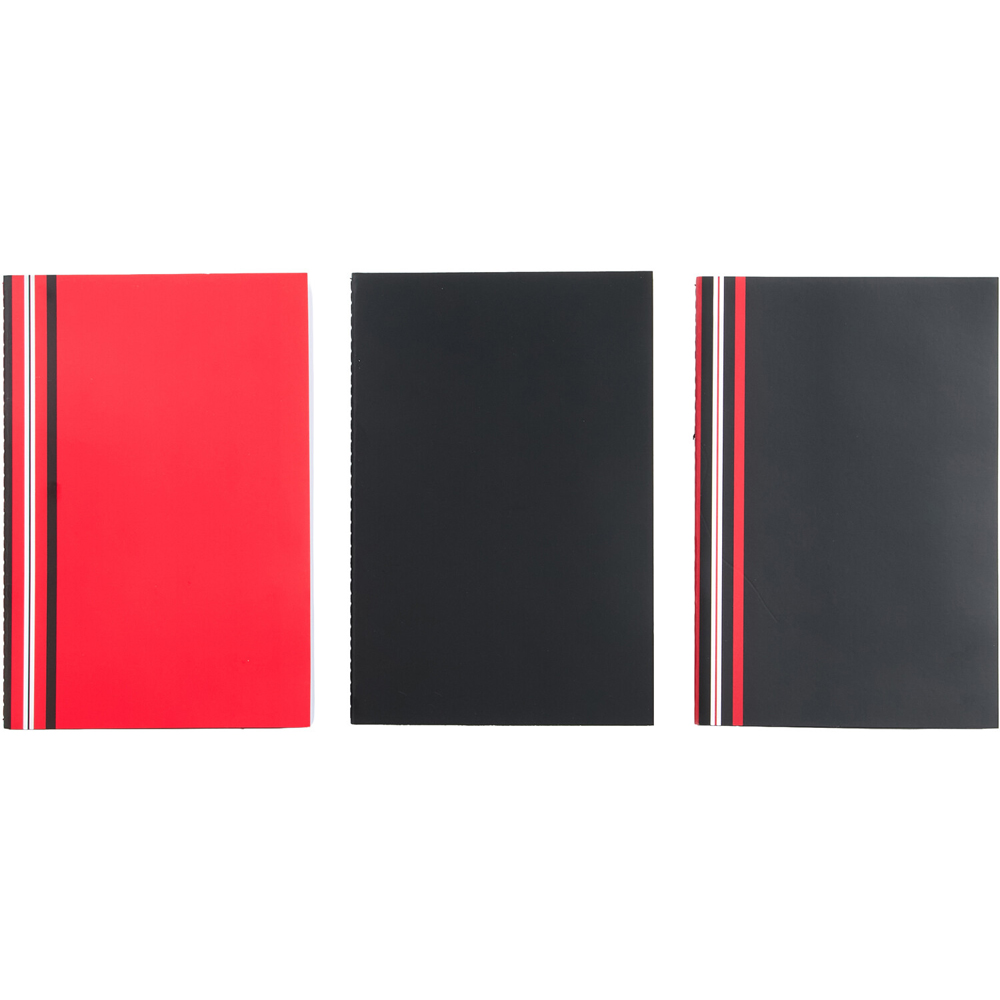 Pack of 3 Stripe Notebooks Image 2