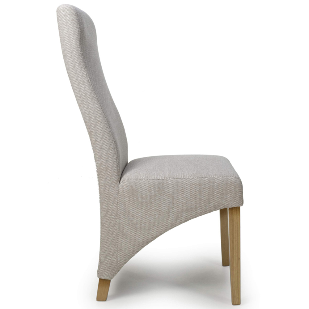 Shankar Baxter Set of 2 Natural Weave Dining Chair Image 4