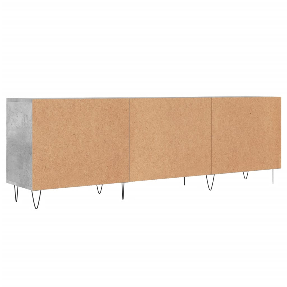vidaXL 2 Door 2 Shelf Concrete Grey TV Cabinet Image 8
