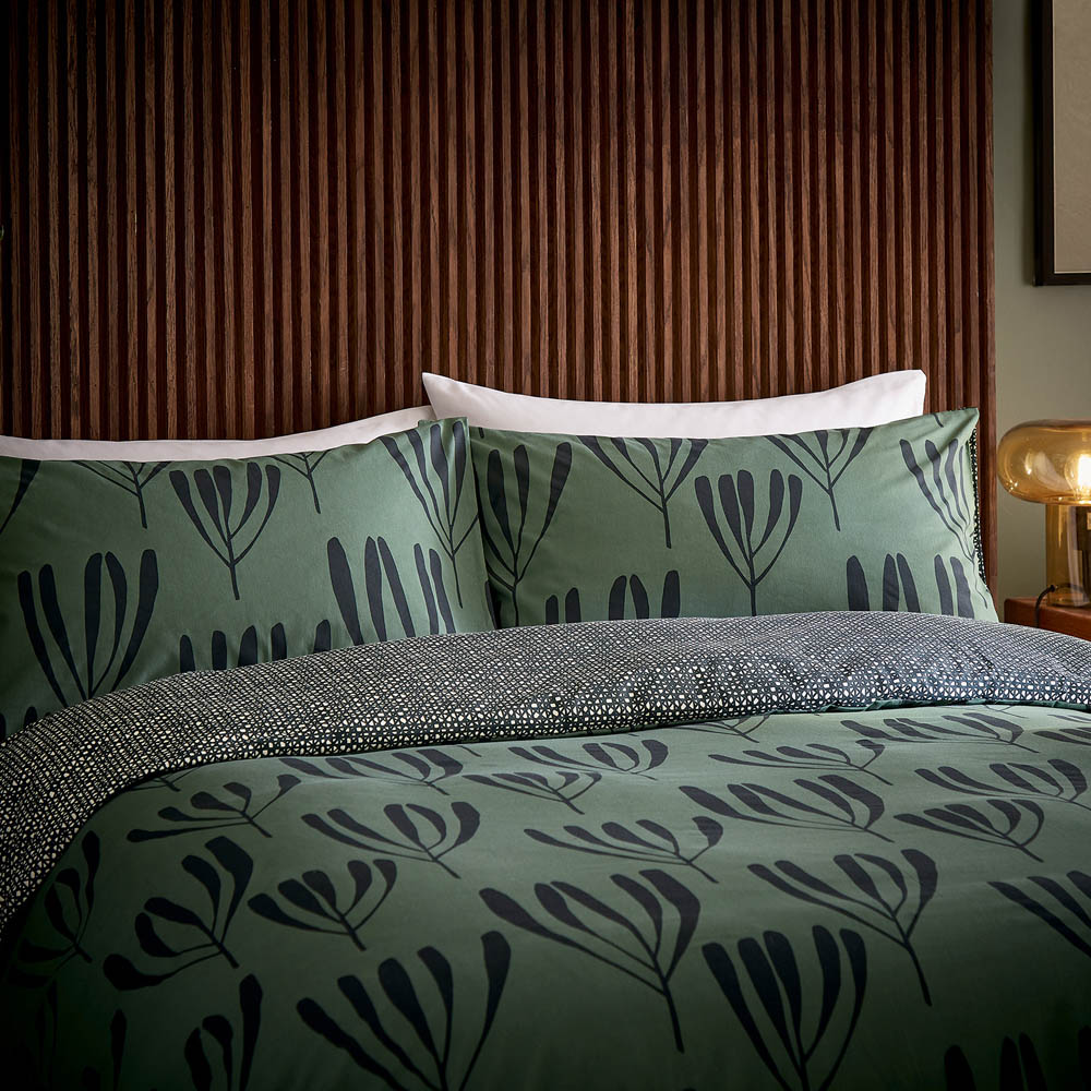 Helena Springfield Calla King Size Green Duvet Set Image 6