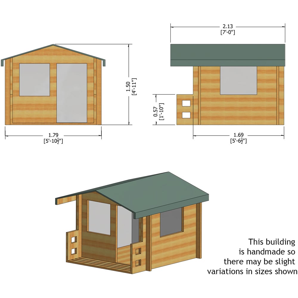 Shire Salcey Playhouse 8 x 8ft Image 4