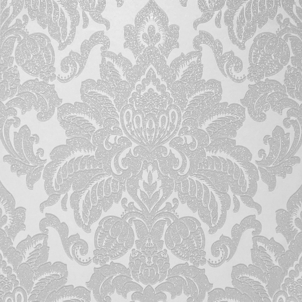 Arthouse Glisten Silver Wallpaper Image 1