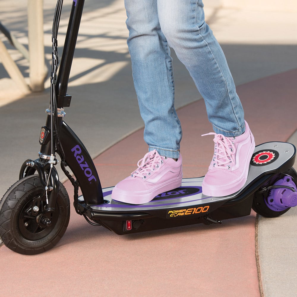 Razor Electric Power Core E90 12 Volt Purple Scooter Image 8