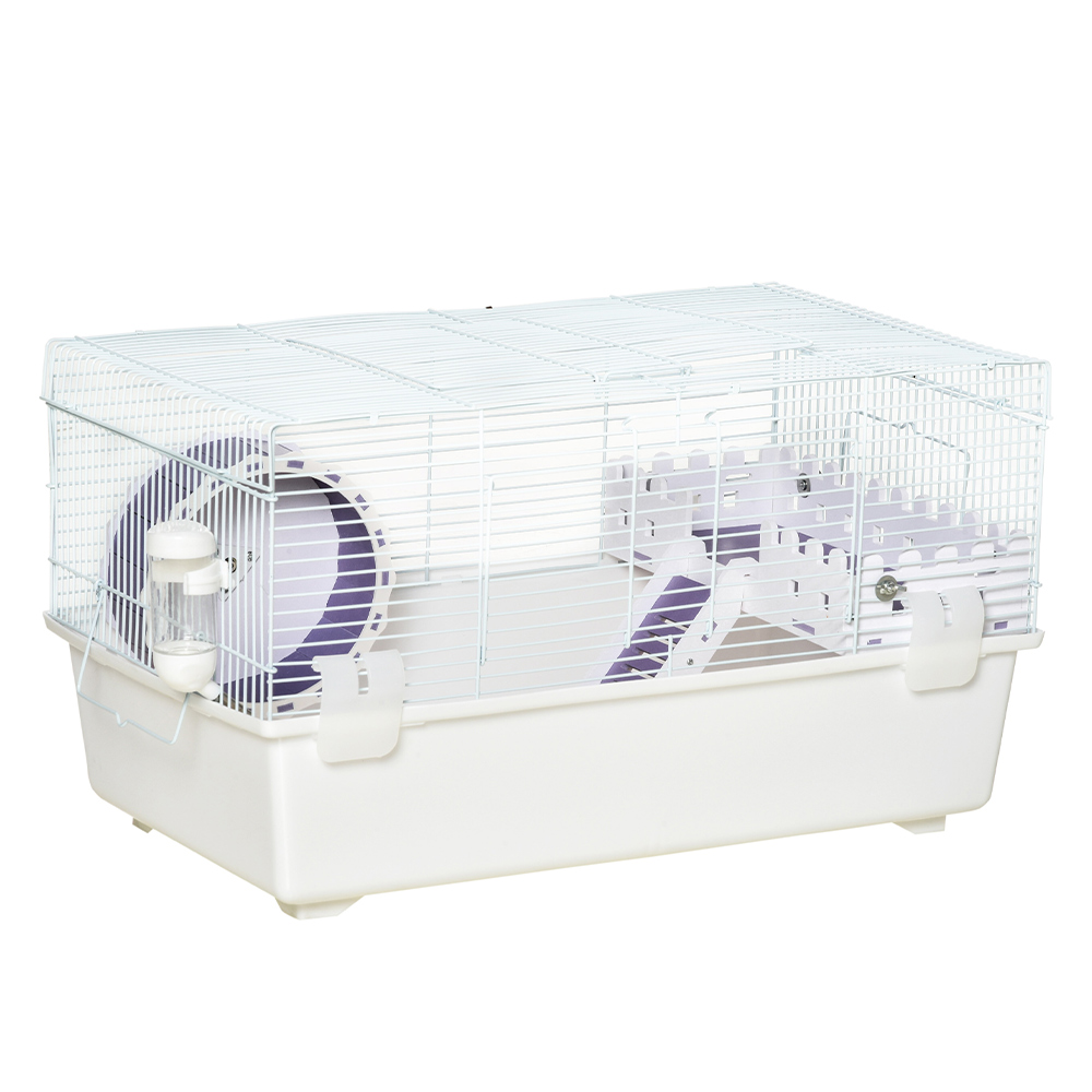 PawHut 2 Tier Hamster Cage Rodent House Image 1