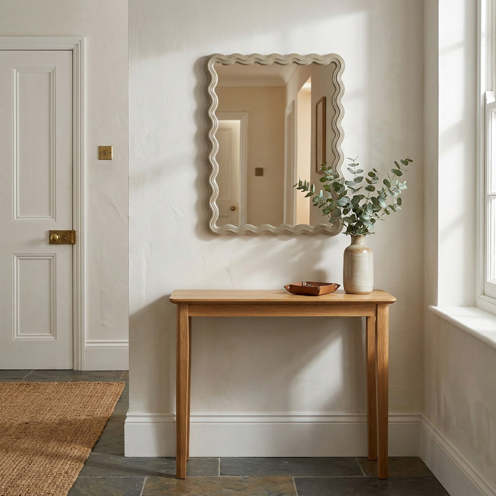 Fawn Wavy Mirror Beige Image 5