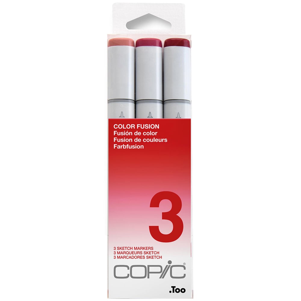 Copic Sketch Colour Fusion 3 Marker Pen 3 Pack  Image 1