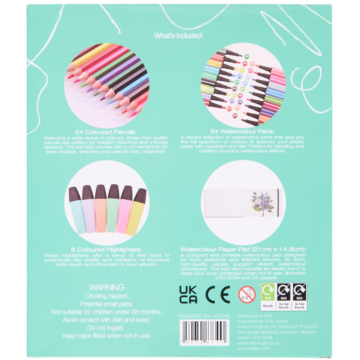 Art School Essentials Set Multicolour Image 2