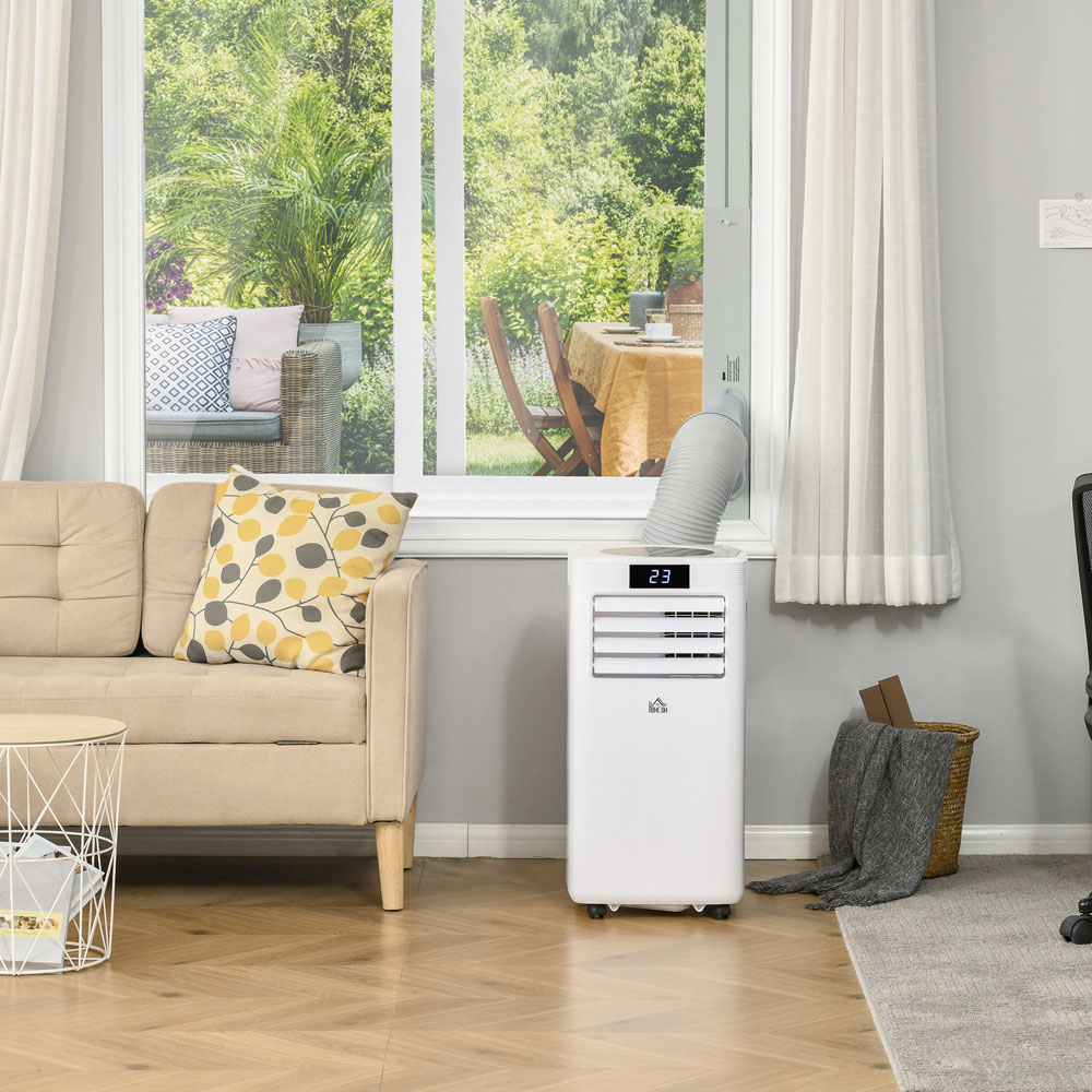 HOMCOM White 7000BTU Portable Air Conditioner Image 2