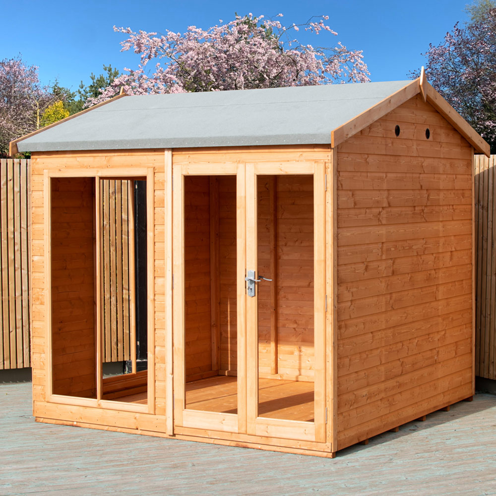 Shire Mayfield 8 x 8ft Double Door Traditional Summerhouse Image 2