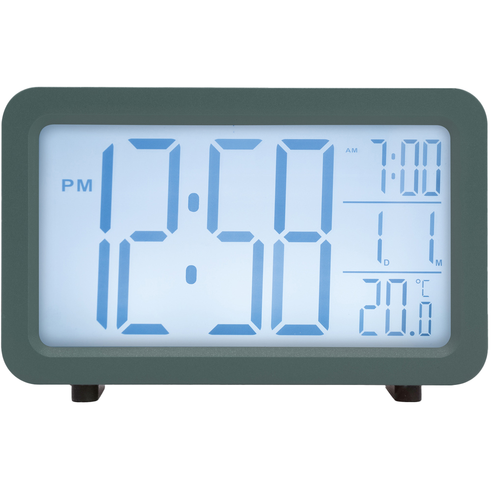 Acctim Harley Blue LCD Alarm Clock Image 1