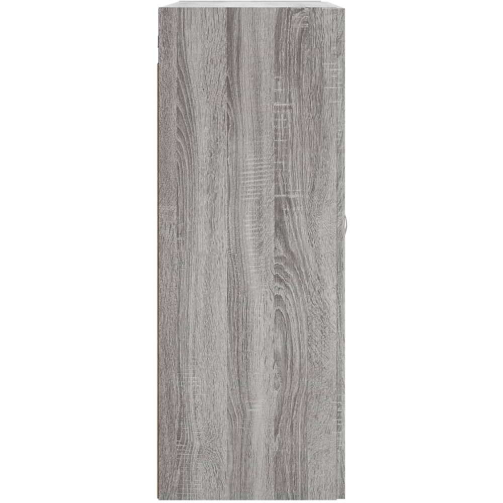 vidaXL 2 Door Grey Sonoma Wall Mounted Slim Storage Cabinet Image 6