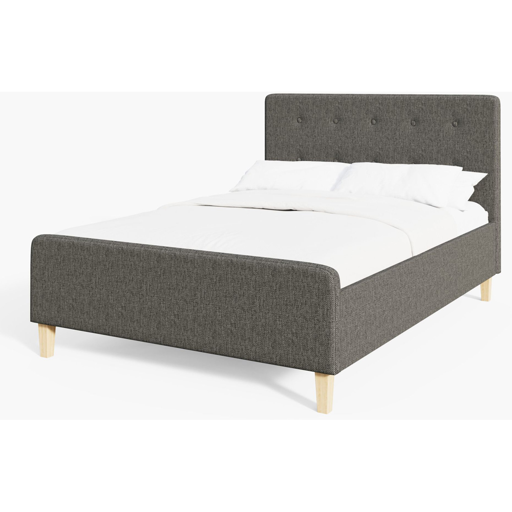GFW Ashbourne King Size Dark Grey Side Lift Ottoman Bed Image 2