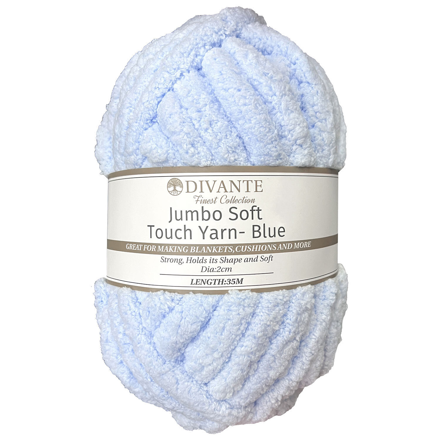 Divante Blue Jumbo Soft Touch Yarn 250g Image 1