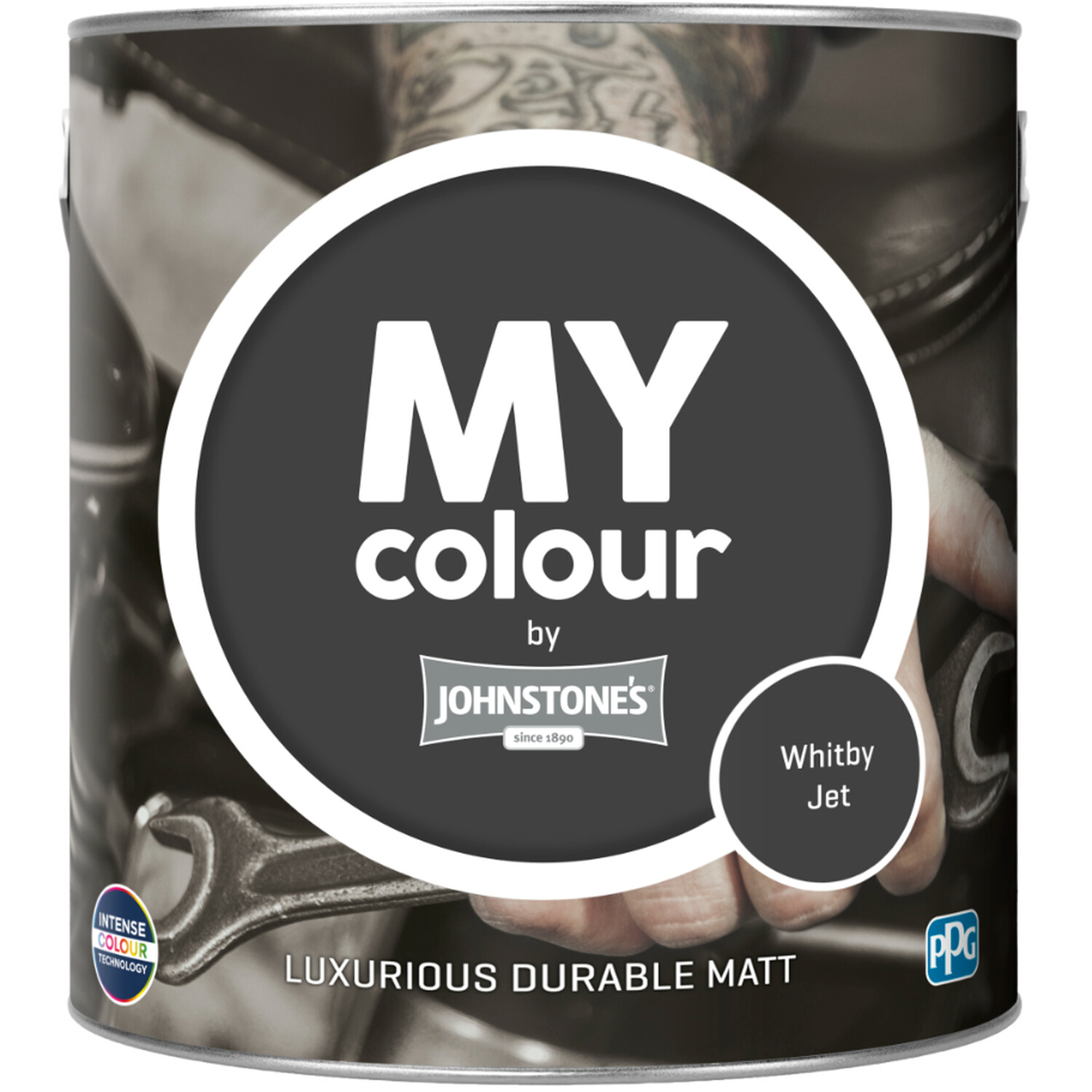 Johnstone's MY Colour Luxurious Durable Matt Paint Whitby Jet Image 5