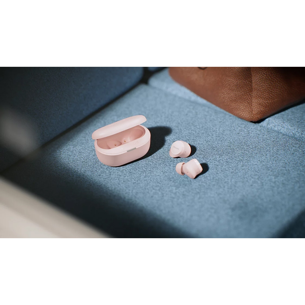 Philips TAT1300 Pink True Wireless Earbuds Image 2