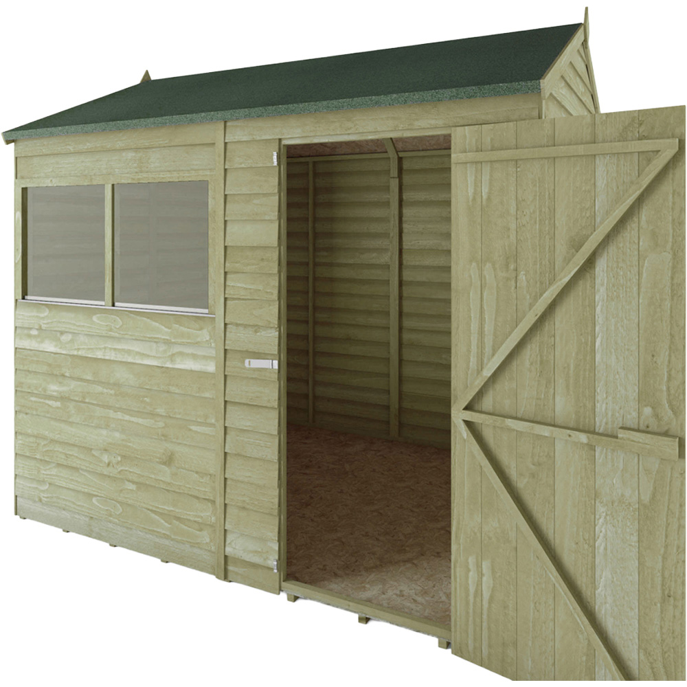 Mercia 6 x 8ft Overlap Reverse Apex Shed Image 6
