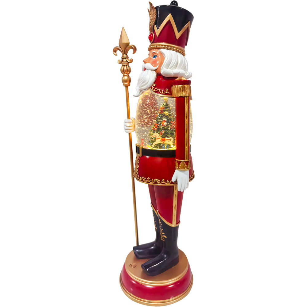 Traditional Glitter Spinning NutcrackerMulticolour Image 8