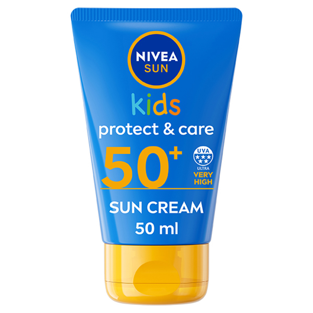 Nivea Sun Kids Protect and Care Sun Cream To Go SPF50+ 50ml Image 1