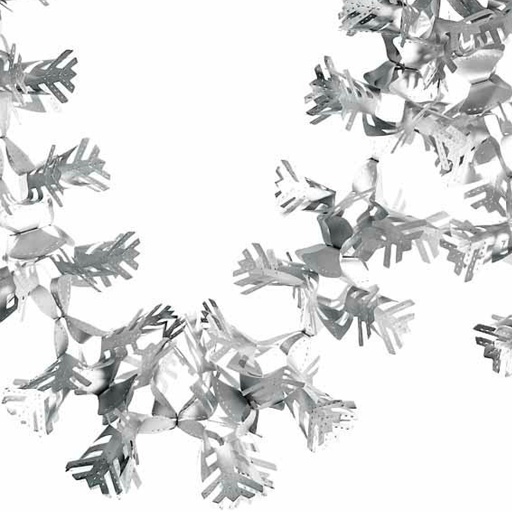 Wilko Luxury Silver Foil Garland Image 3