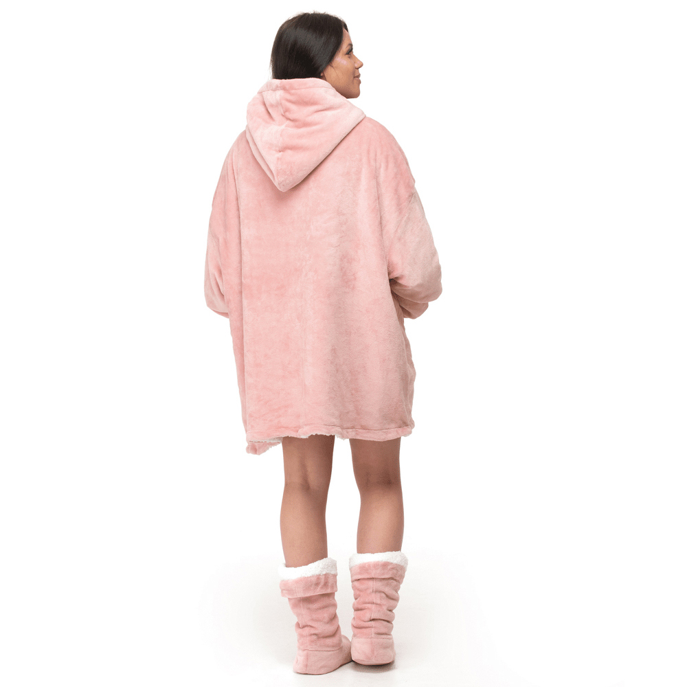 Velosso Hoodie Oversize Blush Pink Image 2