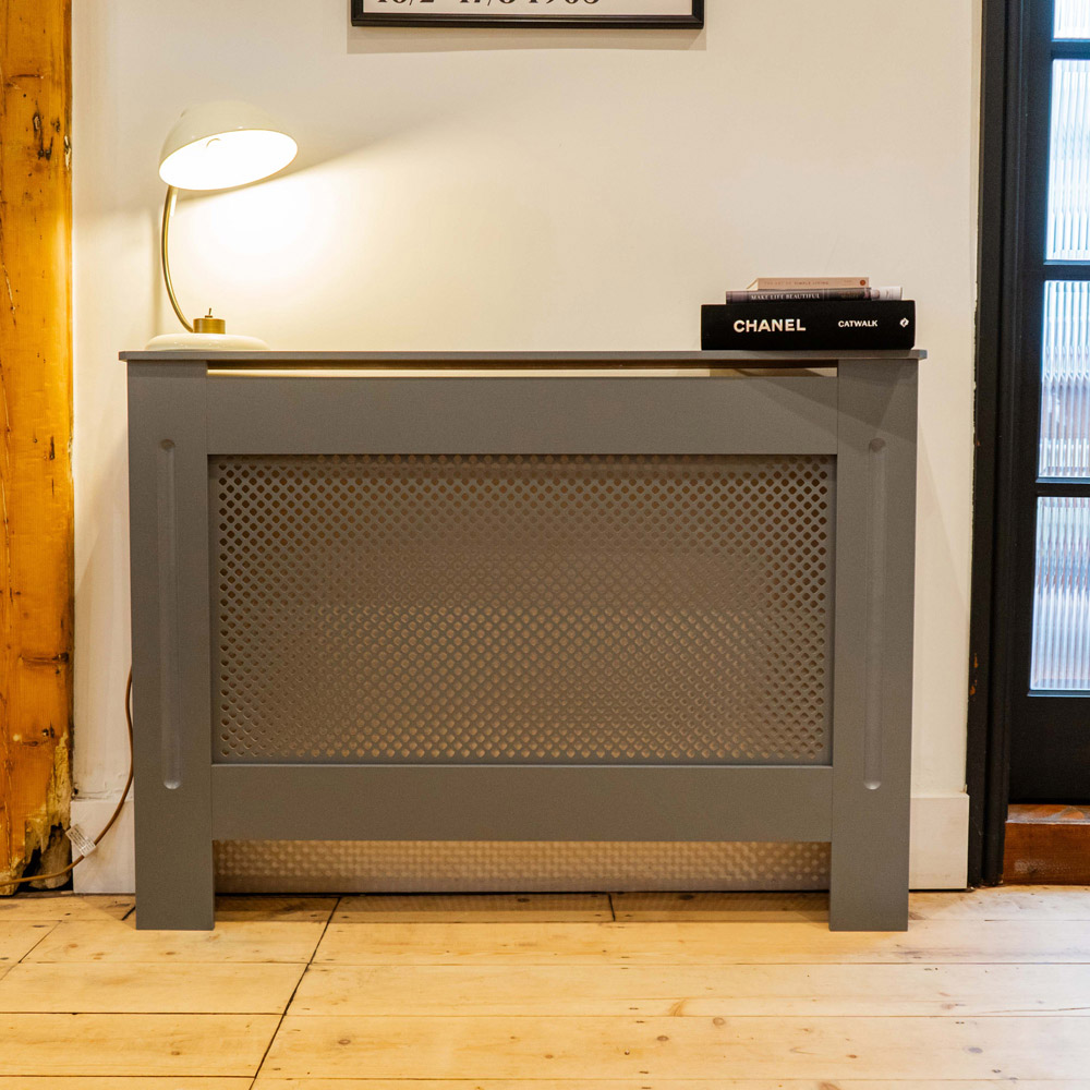Jack Stonehouse Matt Grey Diamond Grill Radiator Cover Medium Image 7