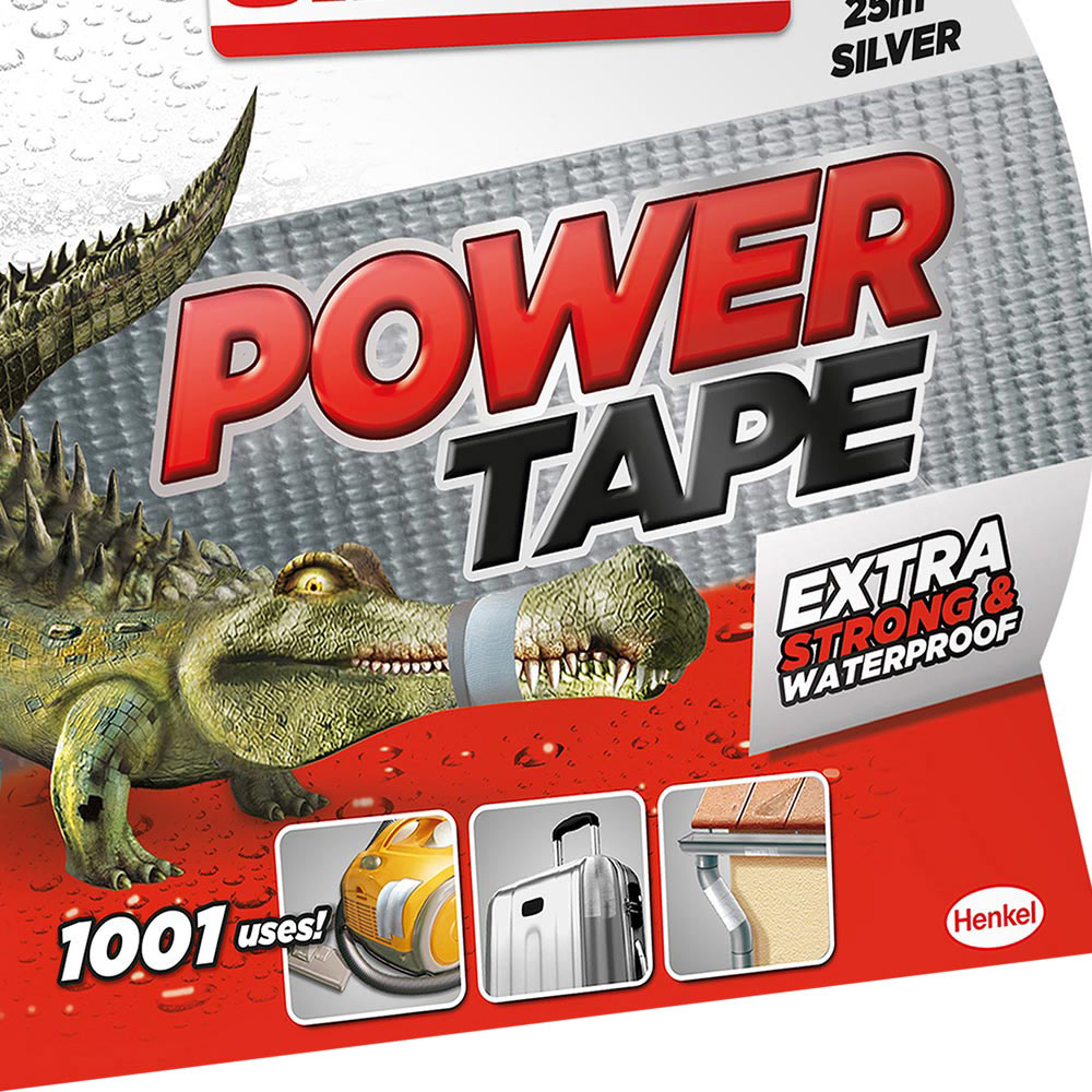 UniBond DIY Silver Power Tape 25m Image 3