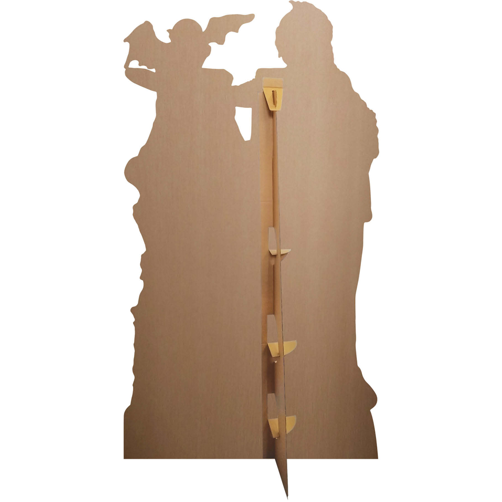 Star Cutouts Beetlejuice Michael Keaton with Tombstone Cutout 6ft Image 3